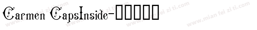 Carmen CapsInside字体转换